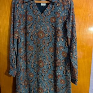 Elegant Floral Patterned Dress